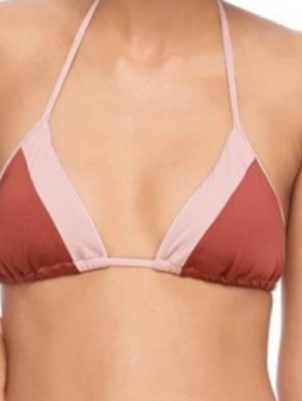 Body Glove Two-Tone Dita Slider Bikini Top Net Large Spice